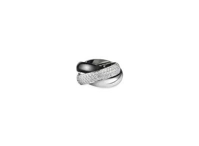 Cartier Trinity Ring, Ceramic, LM