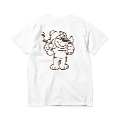 LFYT SMOKING DOG TEE "WHITE"
