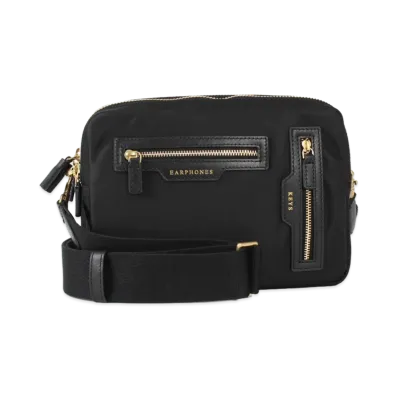 Anya Hindmarch Labelled Crossbody Trio "Black"