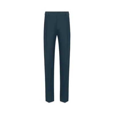 Dior Tears Wide-Leg Pants Cotton Twill "Navy Blue"