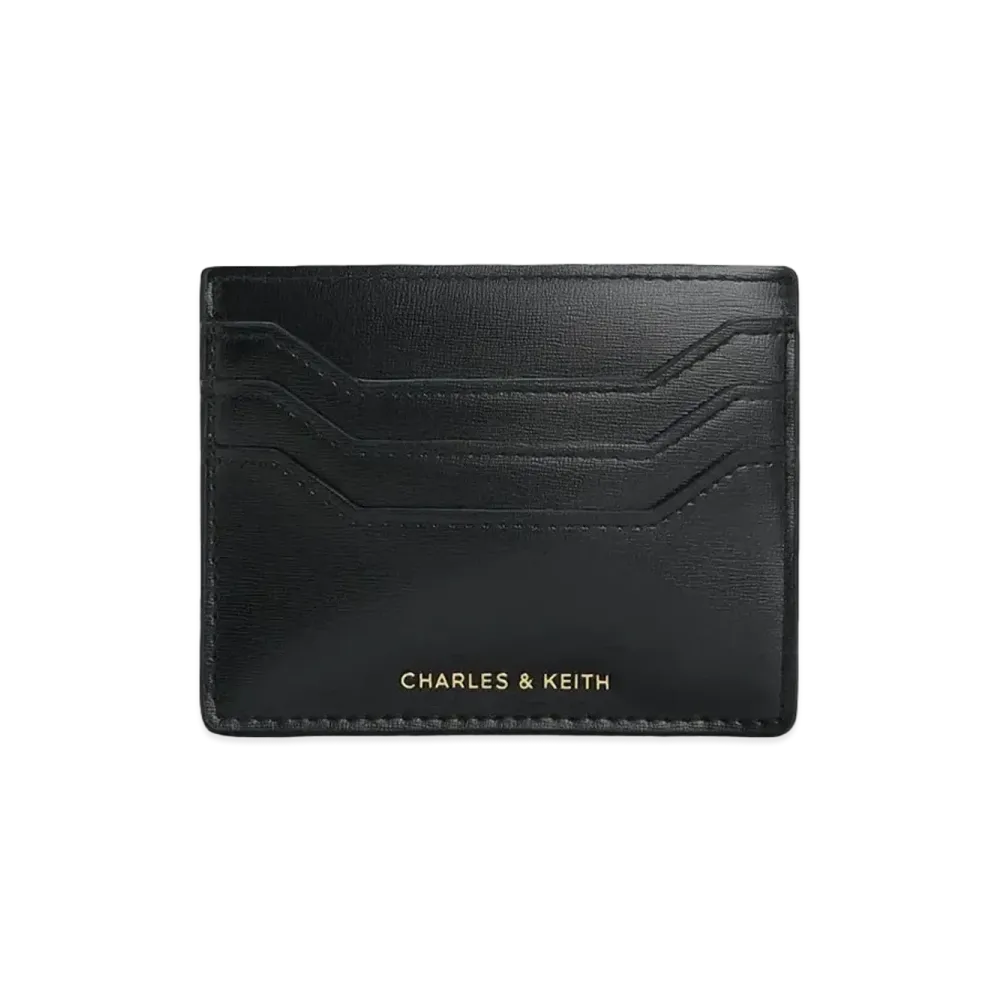 CHARLES & KEITH Multi Slot Card Holder "Black"