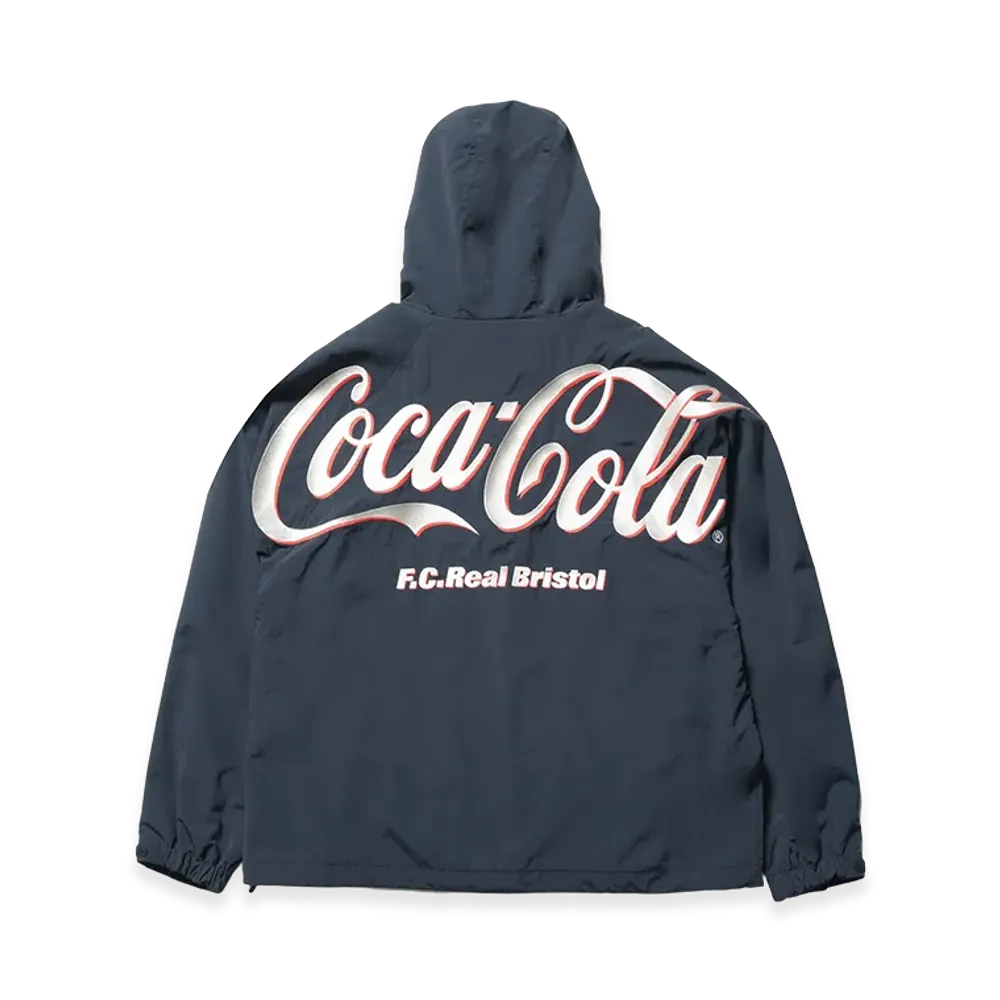 F.C.Real Bristol x Coca-Cola Big Logo Warm-Up Jacket "Navy"