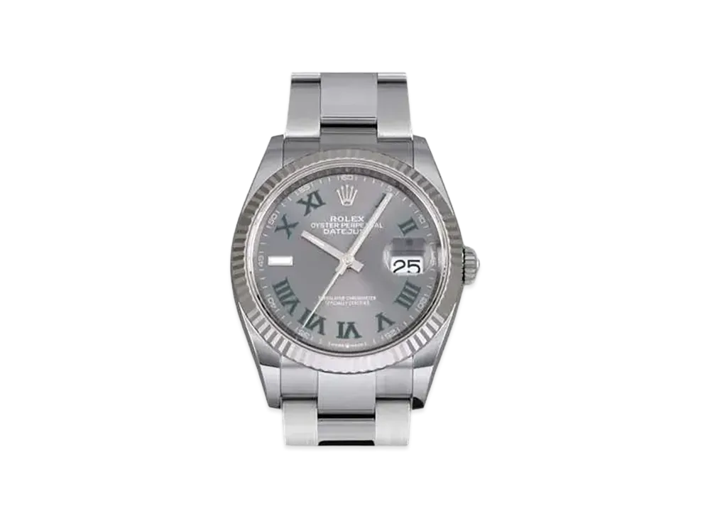 ROLEX Datejust 36 "Slate/Green Roma" 126234