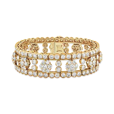 Van Cleef & Arpels Snowflake bracelet "18K Yellow gold/Diamond"
