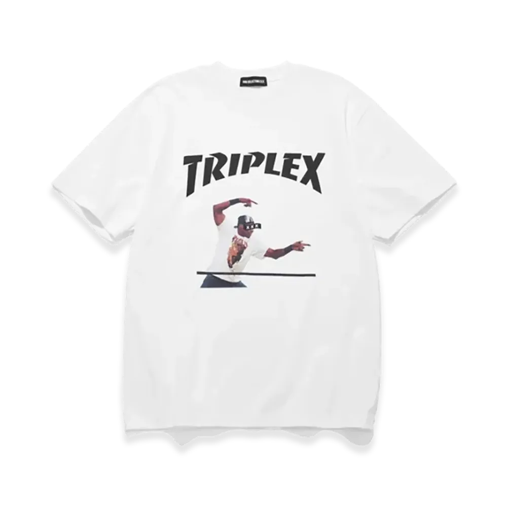 GOD SELECTION XXX Triplex Arch Logo Player Photo Tee GX-S26-ST-18 "White"