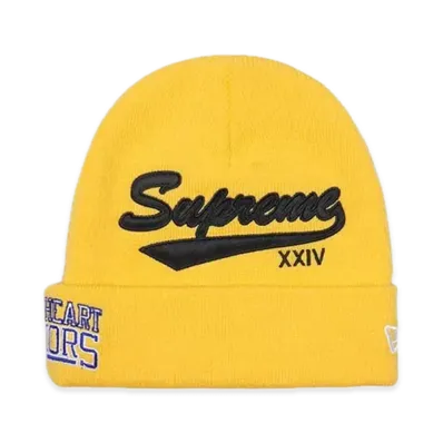 Supreme New Era Salvation Beanie "Gold"