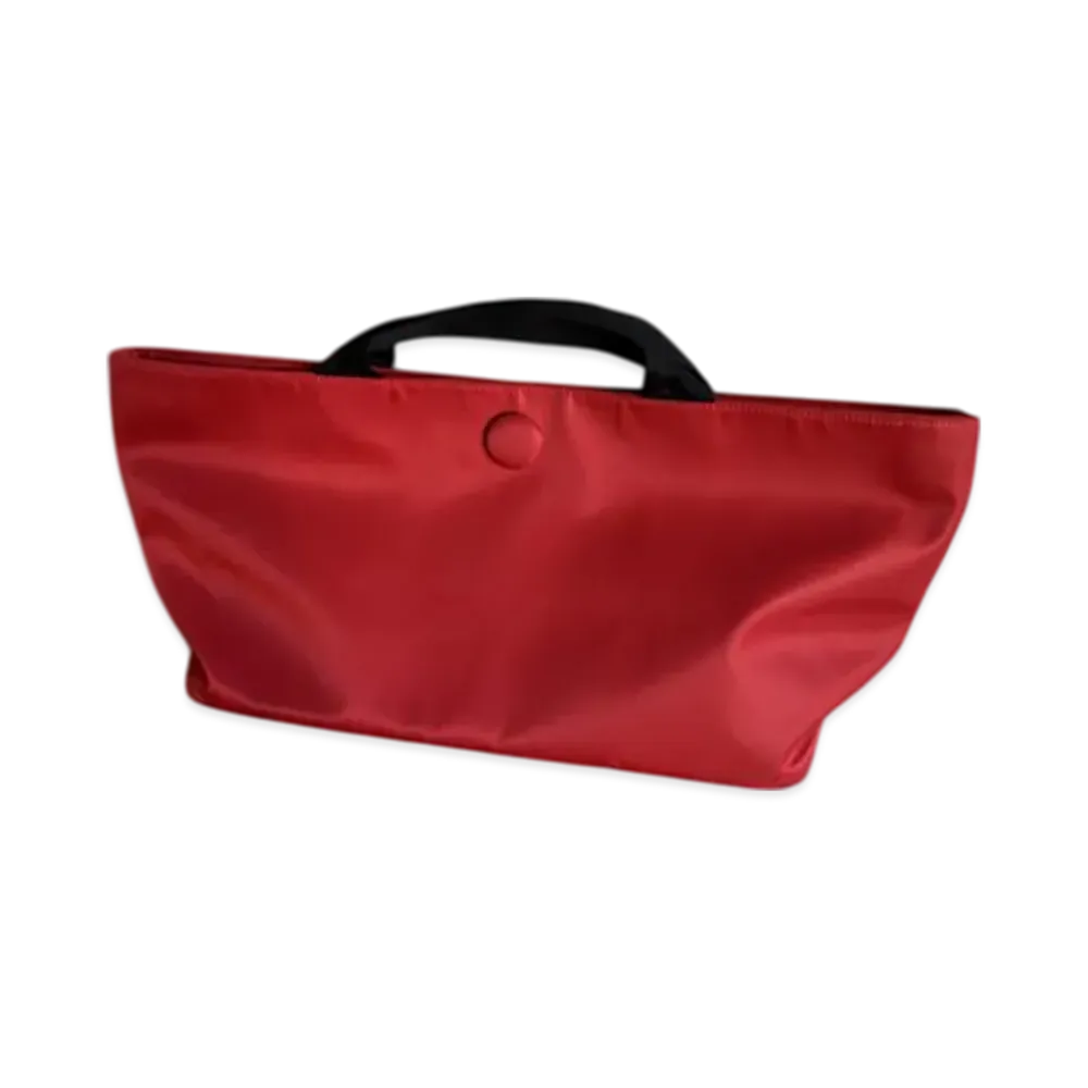 null. Boat Shape Nylon Bag "Red"