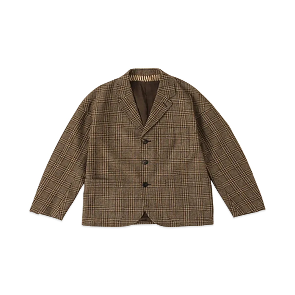 visvim FALKLAND BLAZER (TWEED) "Brown Check"
