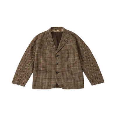 visvim FALKLAND BLAZER (TWEED) "Brown Check"