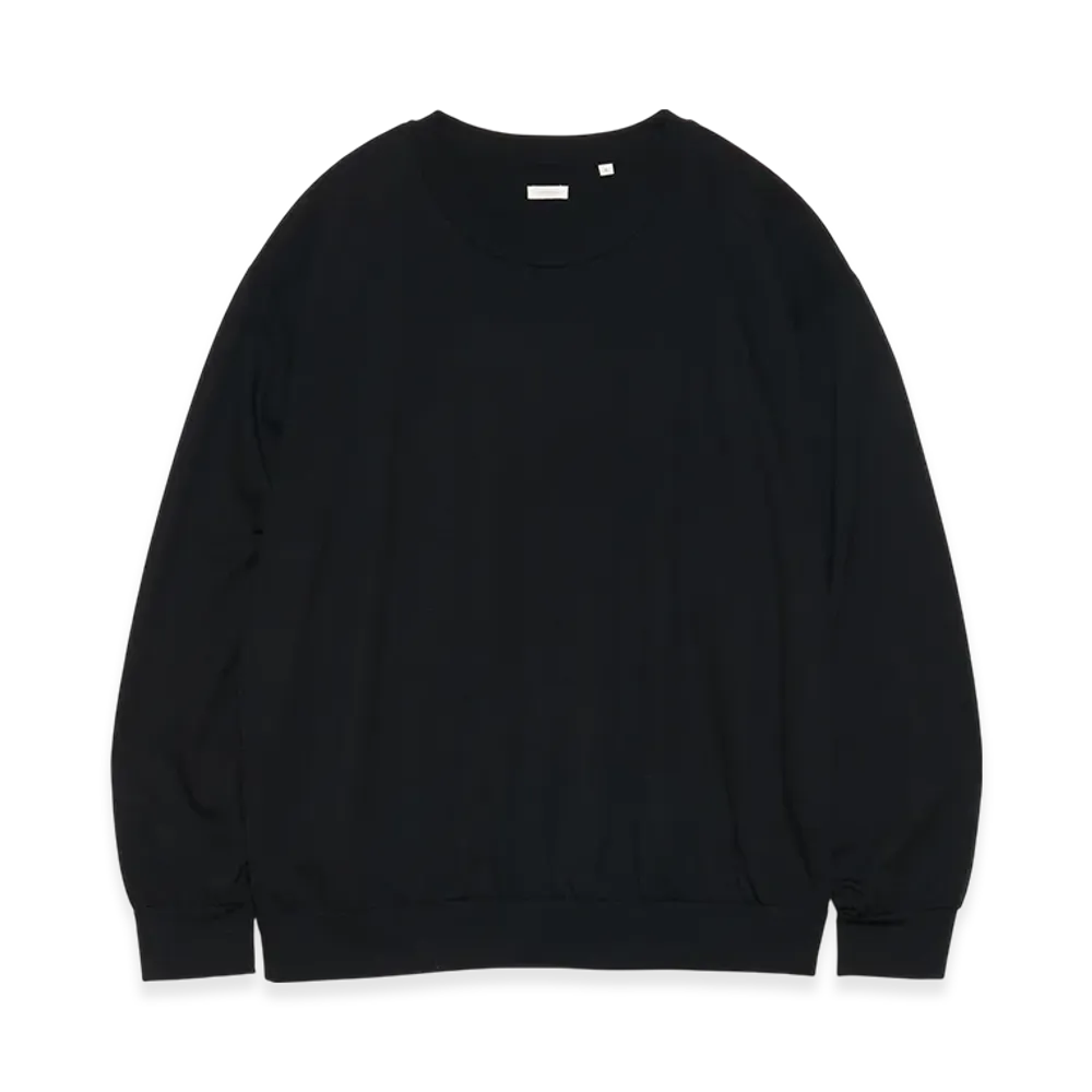 nanamica Wool Crew Neck Sweater "Black"