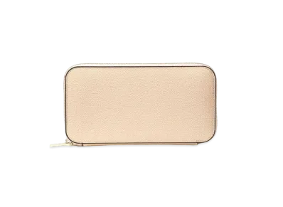 Valextra Zip Purse Star 12 Card "Powder Pink"