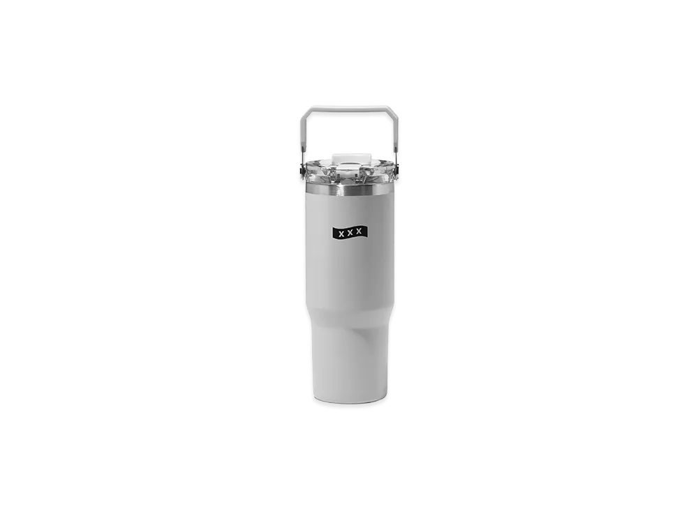 GOD SELECTION XXX Women's Box Logo Stainless Steel Tumbler GXL-S26-GD-02 "Gray"