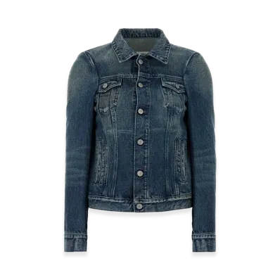 MM6 Maison Margiela Women's Numeric Signature Jacket "Blue"