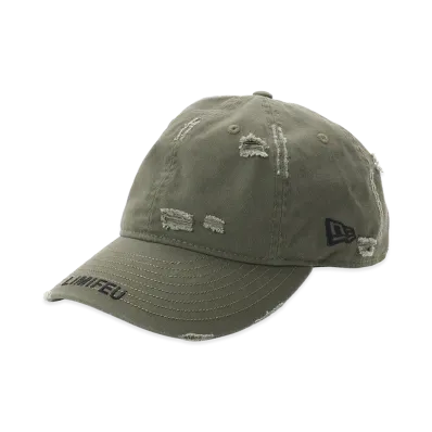 NEW ERA x LIMI feu Damaged Cotton 9Thirty "Khaki"