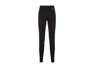 PRADA Women's Viscose Wool Leggings "Black"