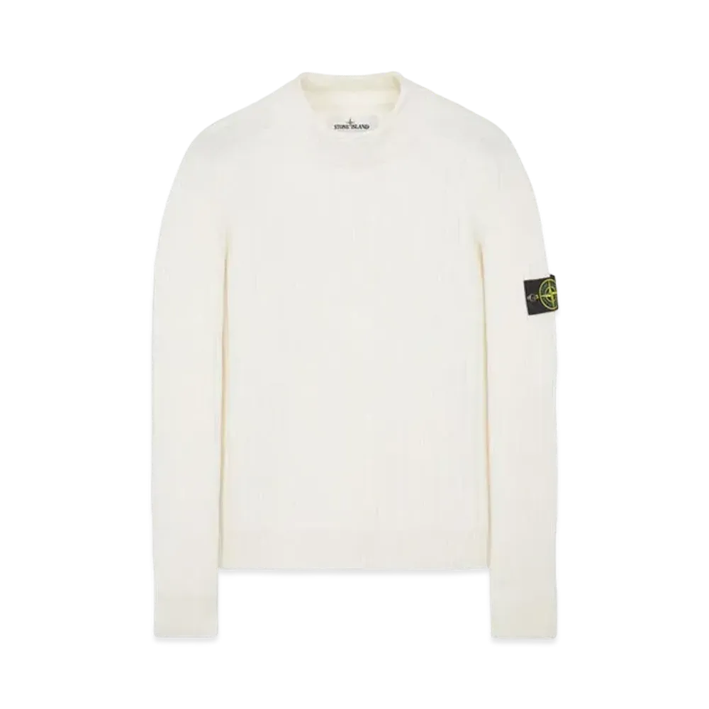 Stone Island 537B6 GEELONG WOOL "Natural White"