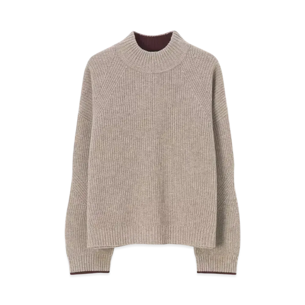 Paul Smith Women's Ribbed Pullover Knit "Beige"