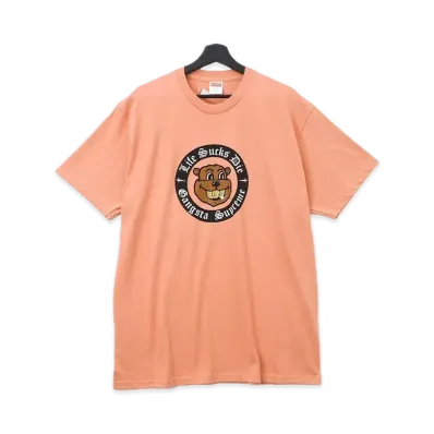 Supreme Life Sucks Die Tee "Terra Cotta"