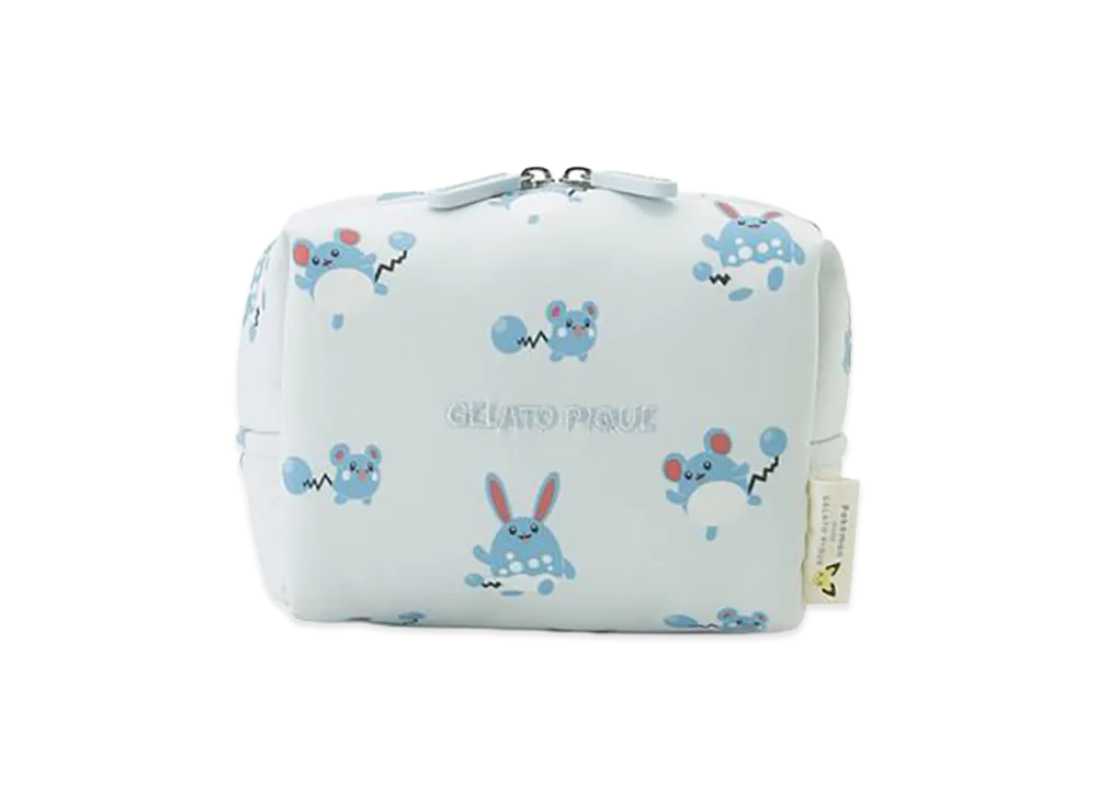 GELATO PIQUE x Pokemon Patterned Pouch "Blue"