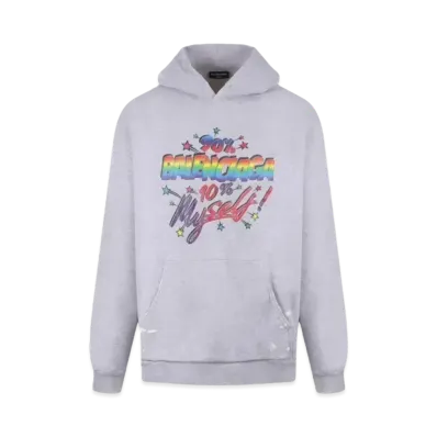 BALENCIAGA 90/10 Wide Fit Hoodie "Grey"