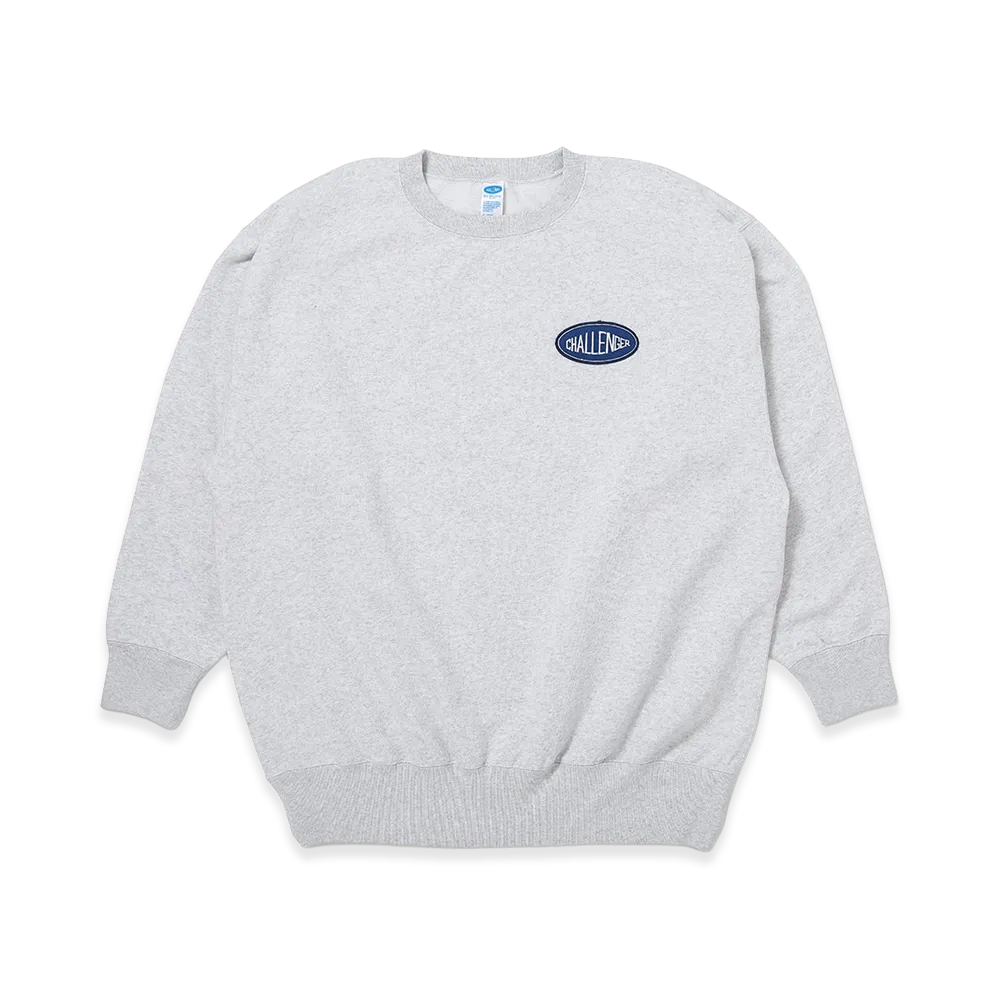 CHALLENGER Logo Patch Sweat "Grey"