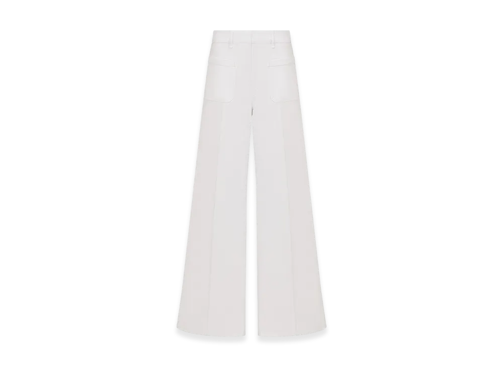 Dior Women's 8 Flared Jeans D04 "White Denim"