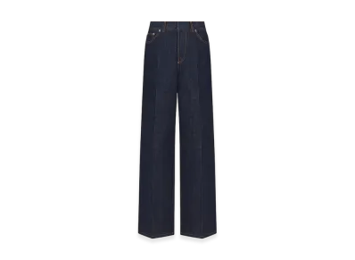 Dior Women's 8 Flared Jeans D05 "Deep Blue Denim"