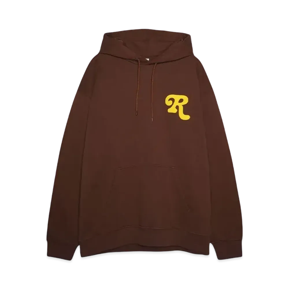 Reception HOODED SWEAT ICON "CHOCO BROWN"