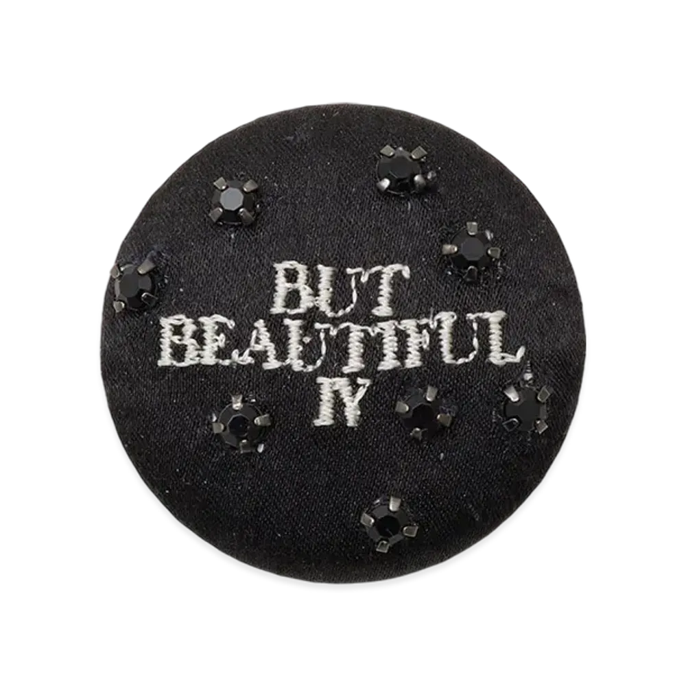 UNDERCOVER Silk Fabric Badge "Black"