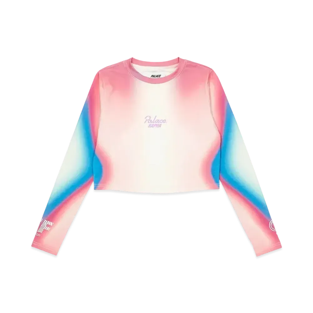 PALACE Rapha Ef Education First Women's Cropped T-Shirt "Pink"
