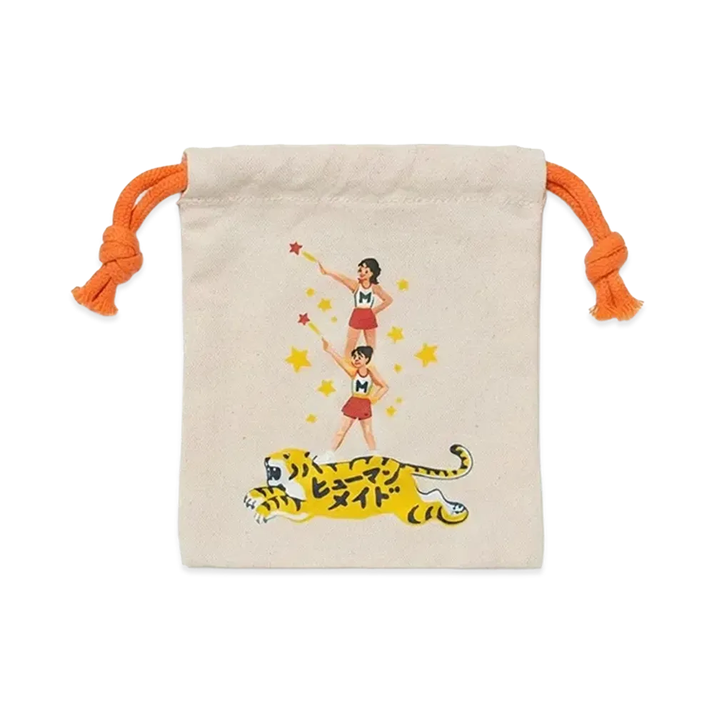 HUMAN MADE x KEIKO SOOTOME LOVE Kinchaku #3 "White/Orange"