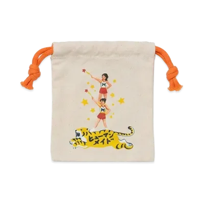 HUMAN MADE x KEIKO SOOTOME LOVE Kinchaku #3 "White/Orange"