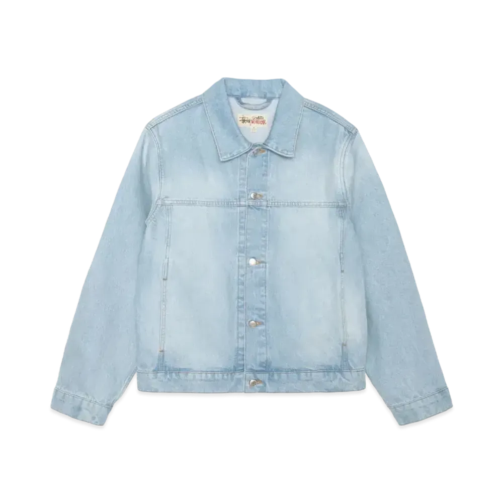 Stussy Trucker Jacket Denim "Light Wash"