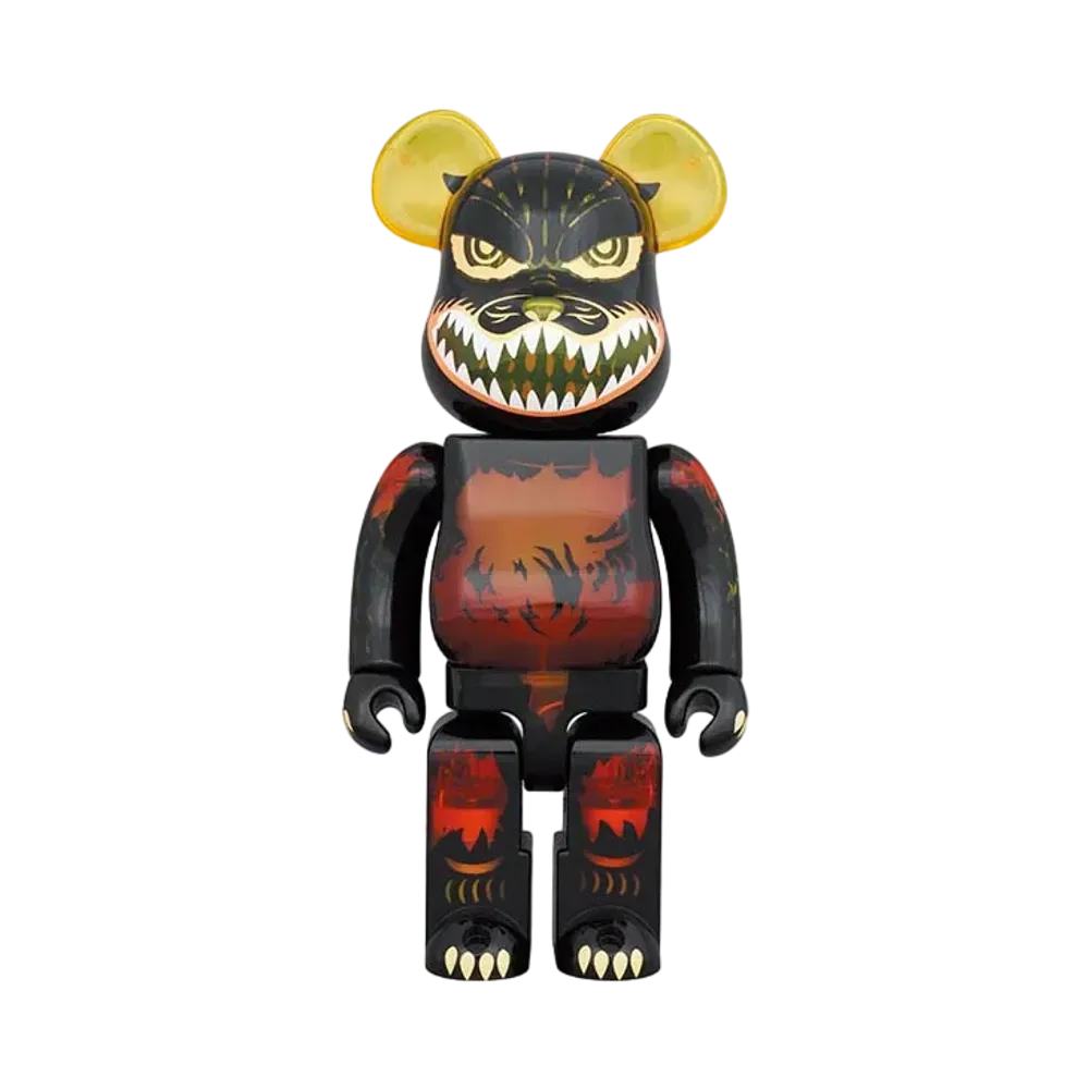 Bearbrick Godzilla VS Destroyer version Godzilla (Meltdown: Clear Yellow Ver.) 400%