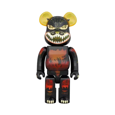 Bearbrick Godzilla VS Destroyer version Godzilla (Meltdown: Clear Yellow Ver.) 400%