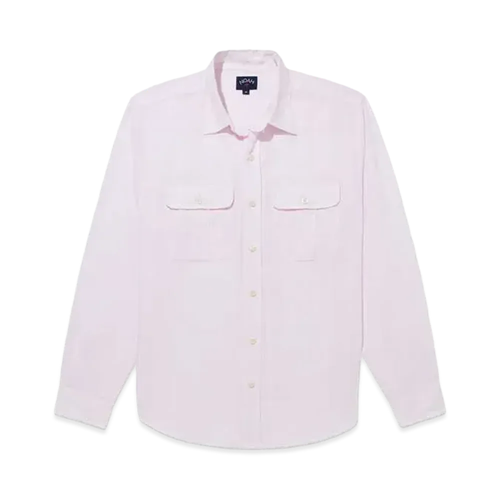 Noah Relaxed Linen Shirt "Pink"