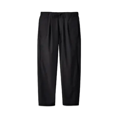 DESCENTE ALLTERRAIN One Tuck Wide Tapered Stretch Pants "Black"