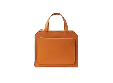 Valextra Medium Passepartout Bag "Orange"