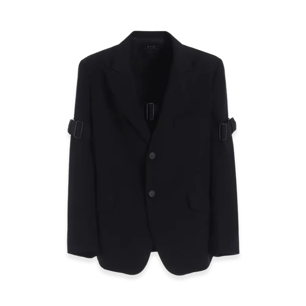 S'YTE Pe/Gabardine Belted Bandage Jacket "Black"