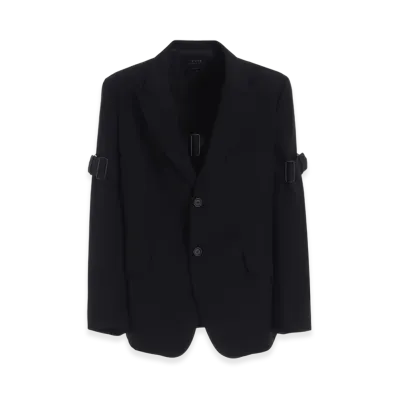 S'YTE Pe/Gabardine Belted Bandage Jacket "Black"