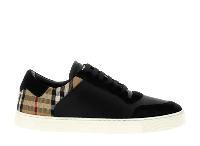 Burberry Check Insert Sneakers "Black"