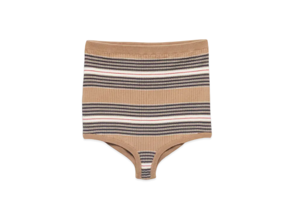 PRADA Women's Cotton Shorts "Beige"