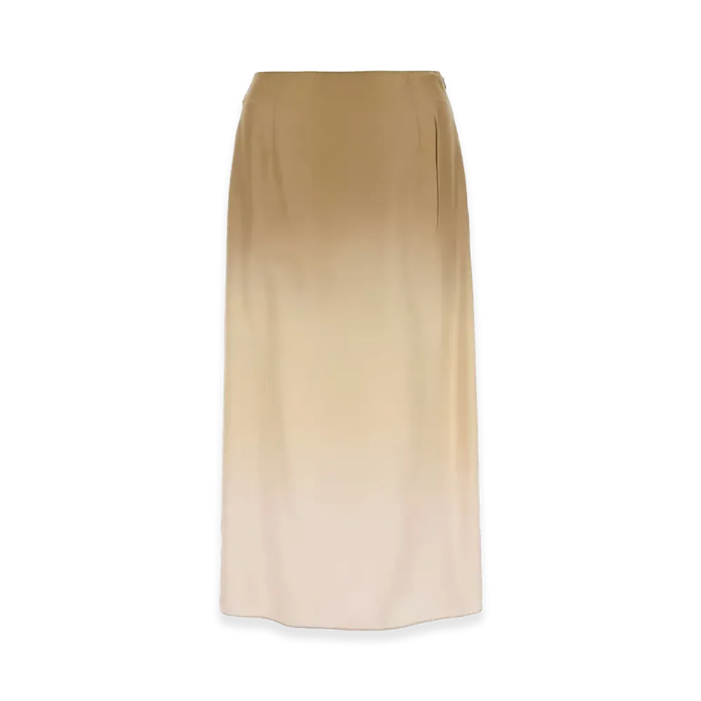 PRADA Women's Silk Skirt "Beige"