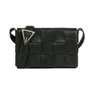 Bottega Veneta Cassette Crossbody Bag "Dark Green"