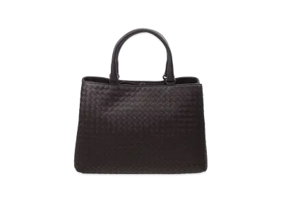Bottega Veneta Lambskin Hand Bag "Brown"
