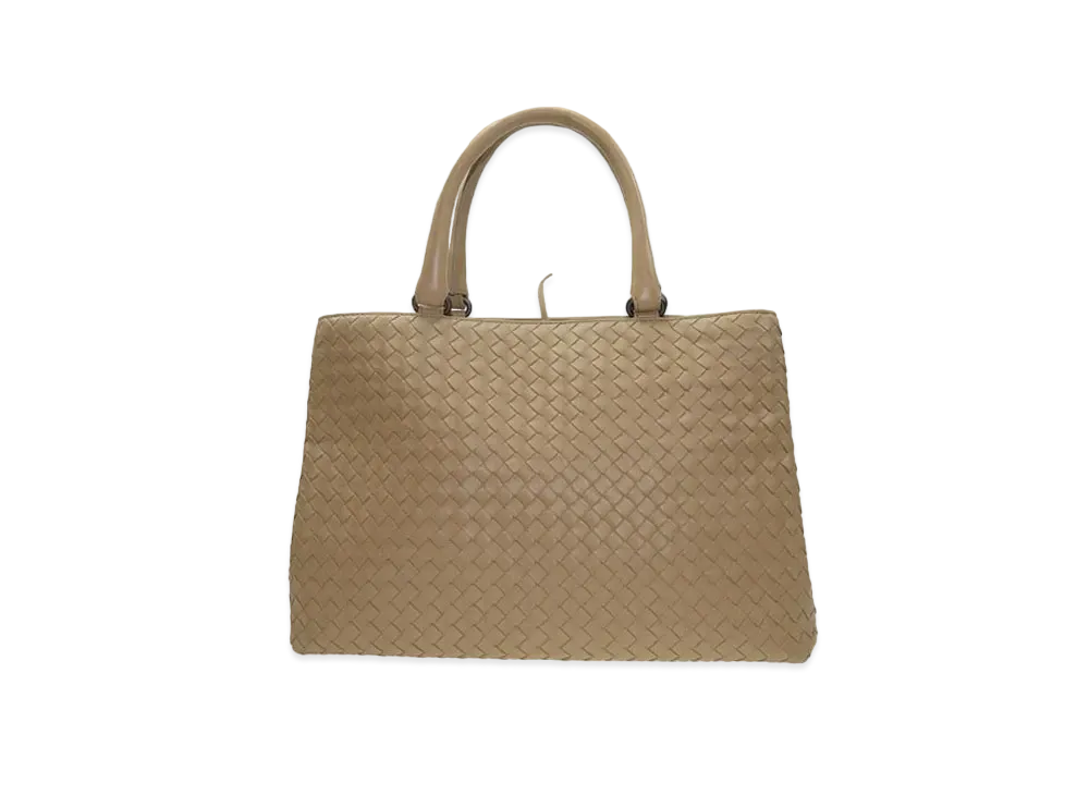 Bottega Veneta Lambskin Hand Bag "Brown"