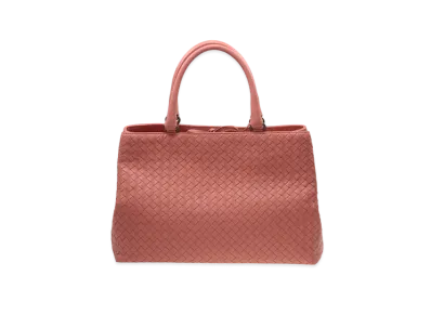 Bottega Veneta Lambskin Hand Bag "Pink"