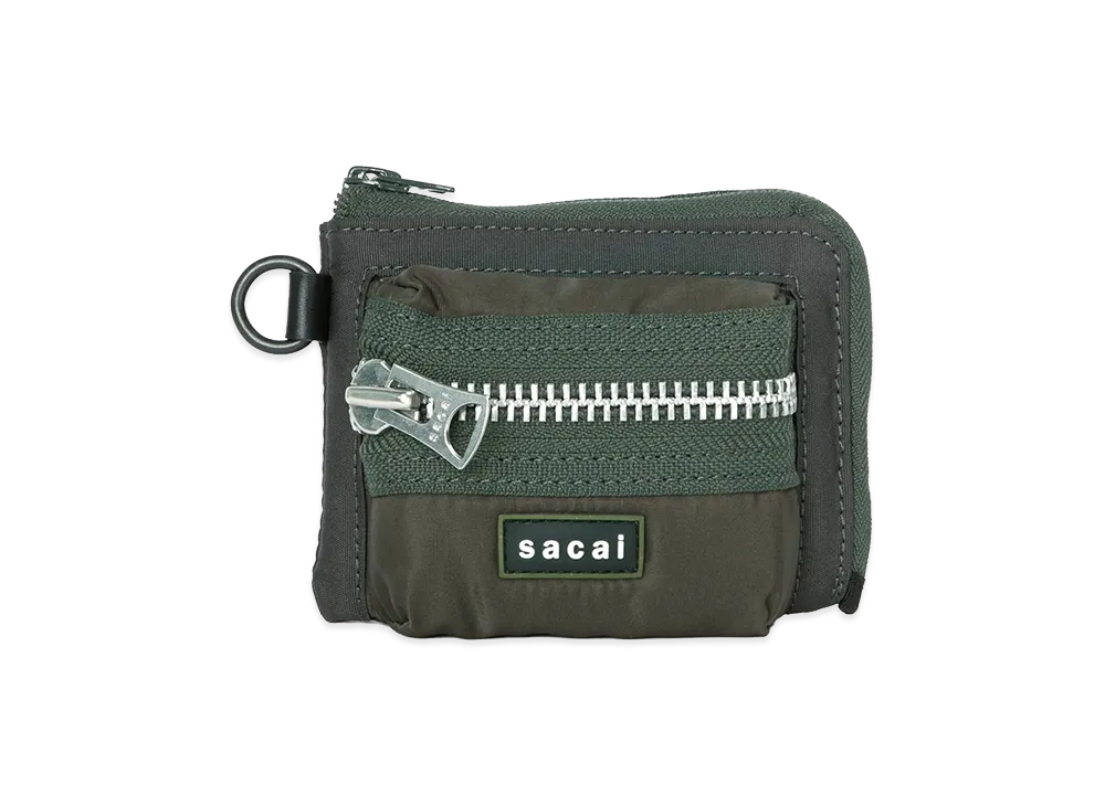 sacai Pocket Fragment Case "Dark Khaki"
