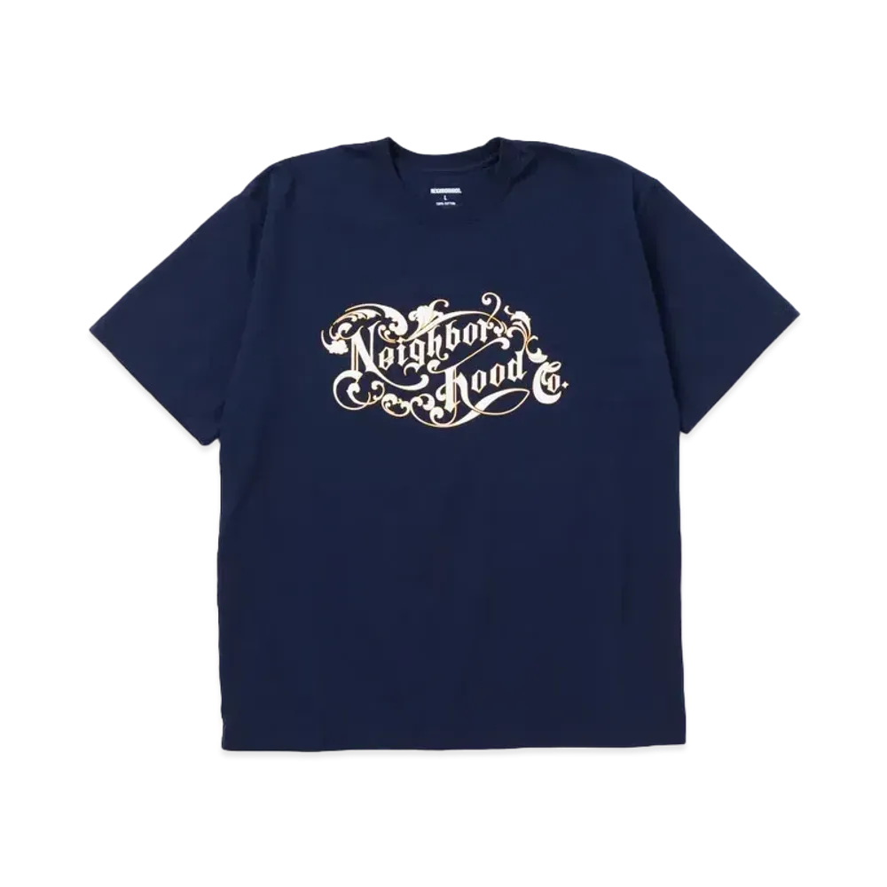NEIGHBORHOOD NH . Tee SS-9 "Navy"
