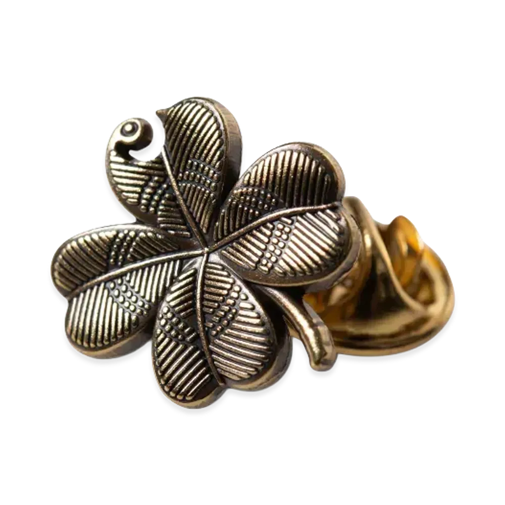 Carhartt WIP Clover Pin "Gold"